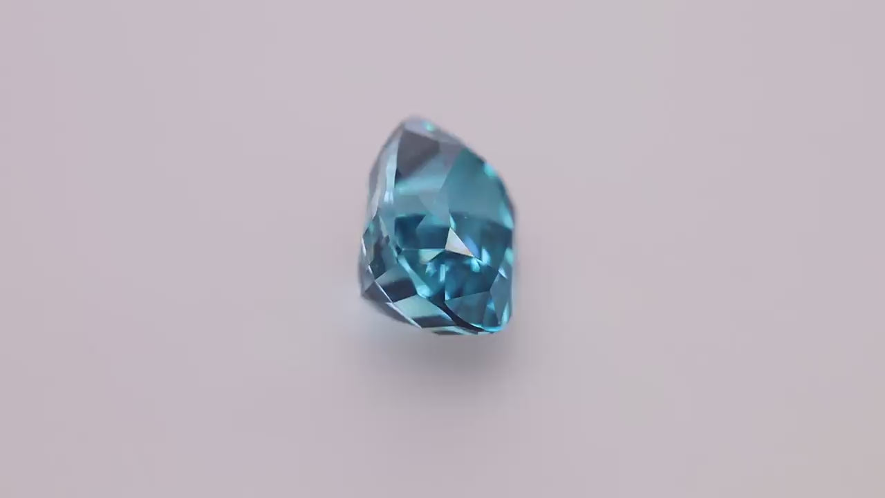 Blue Zircon 19.94 ct