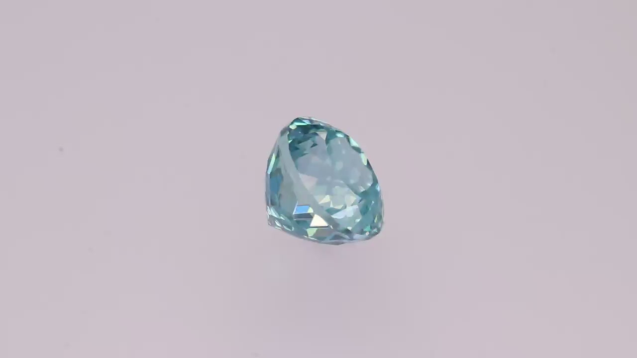 Blue Zircon 6.02 ct