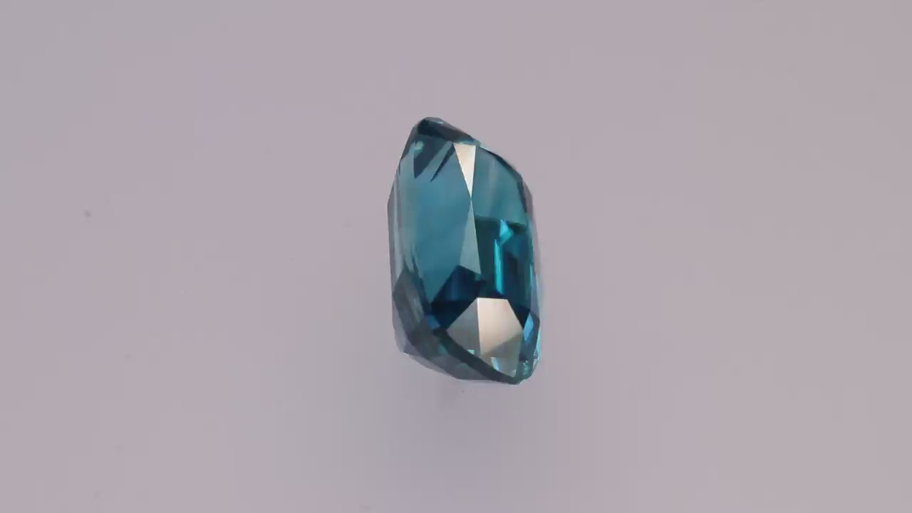 Blue Zircon 9.05 ct
