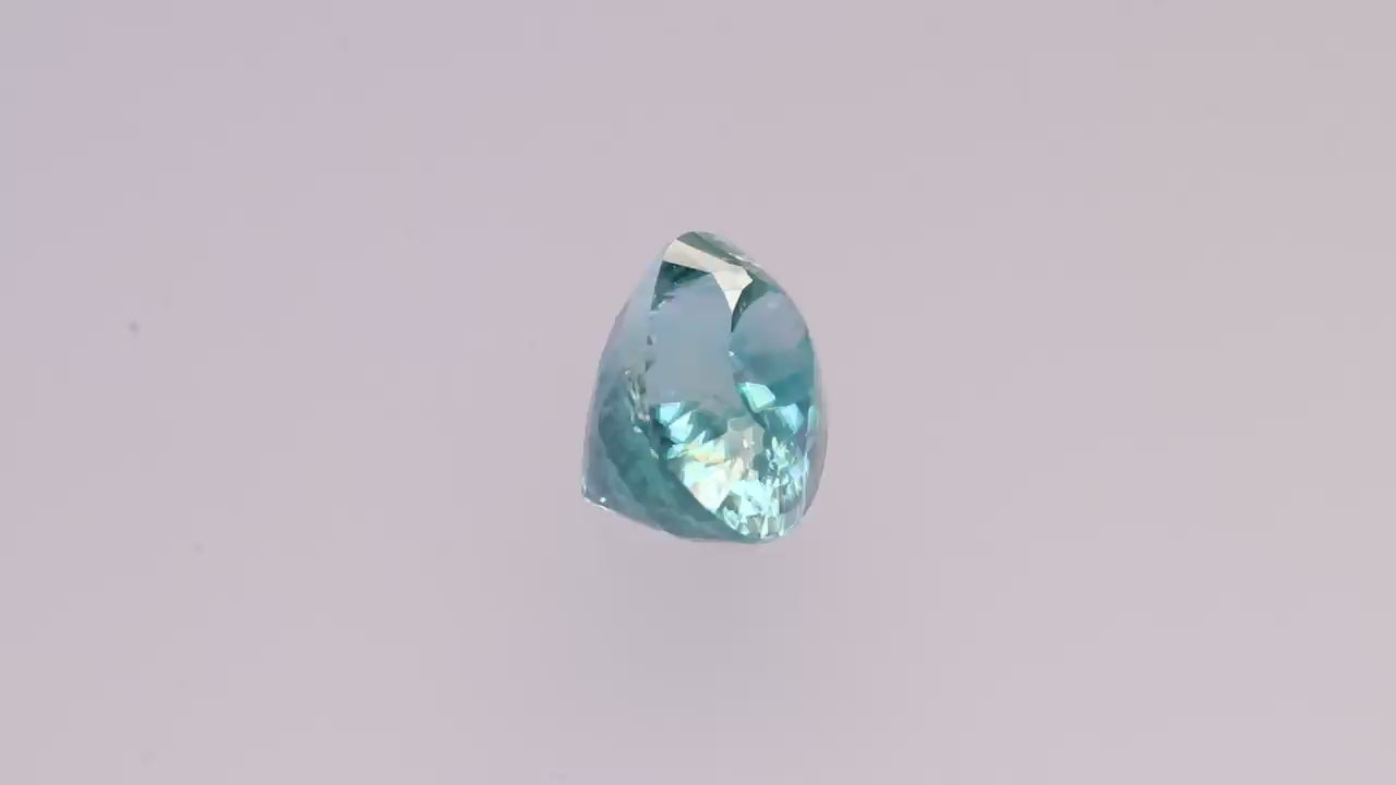 Blue Zircon 6.17 ct